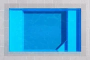 Cadence 4 fibreglass pool shell viewed from above